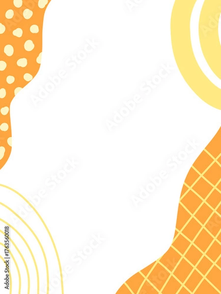 Obraz vector abstract frame empty space center for background, design, poster Or card.