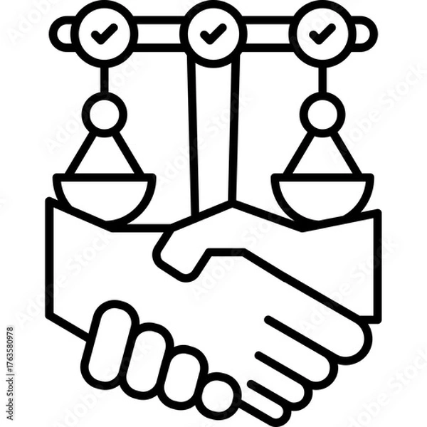 Obraz Dispute Resolution Icon