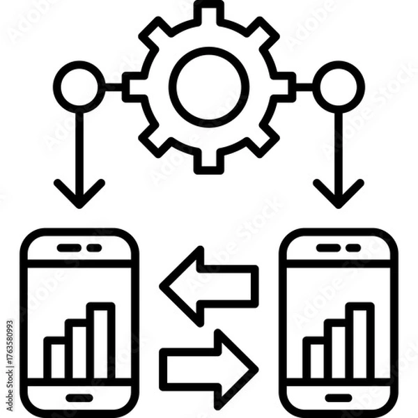 Obraz Cross-Platform Usage Icon
