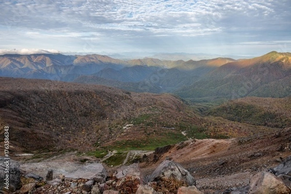 Fototapeta 栃木県　紅葉真っ盛りの那須岳
