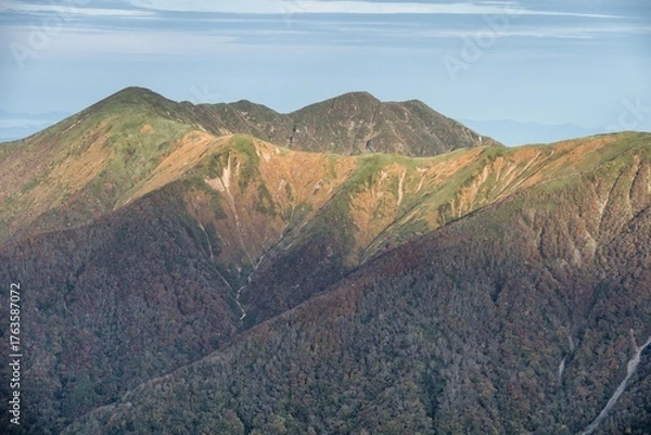 Fototapeta 栃木県　紅葉真っ盛りの那須岳
