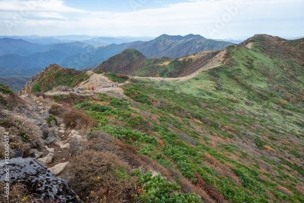 Fototapeta 栃木県　紅葉真っ盛りの那須岳
