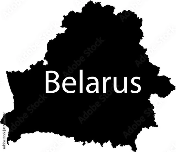 Fototapeta Belarus Map Design Vector Stock Photo