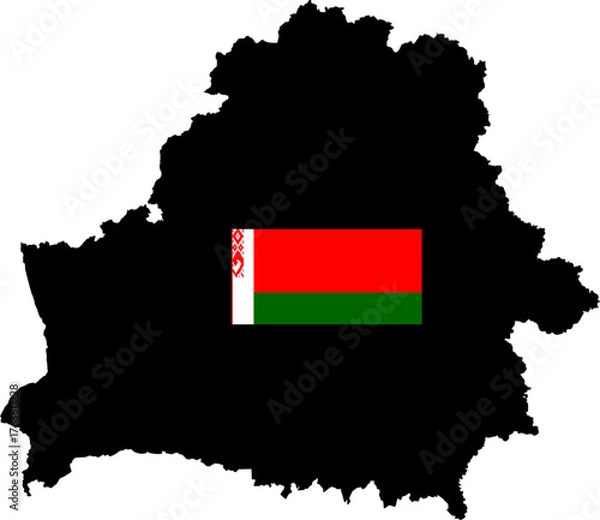 Fototapeta Belarus Map Design Vector Stock Photo