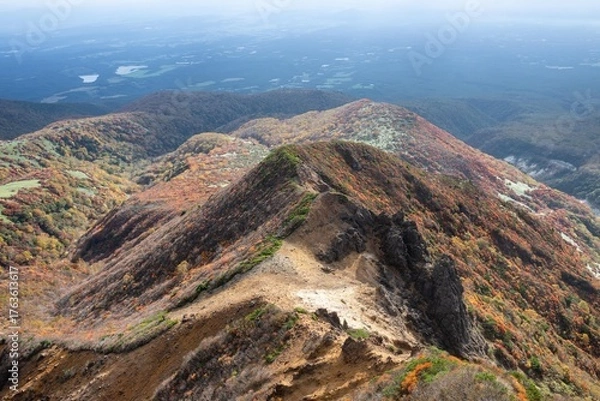 Fototapeta 栃木県　紅葉真っ盛りの那須岳

