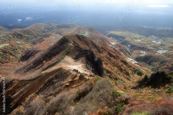 Fototapeta 栃木県　紅葉真っ盛りの那須岳

