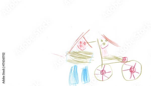 Obraz Mein bester Freund im Rollstuhl