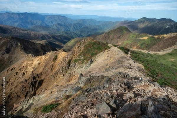 Fototapeta 栃木県　紅葉真っ盛りの那須岳
