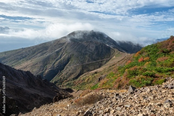 Fototapeta 栃木県　紅葉真っ盛りの那須岳
