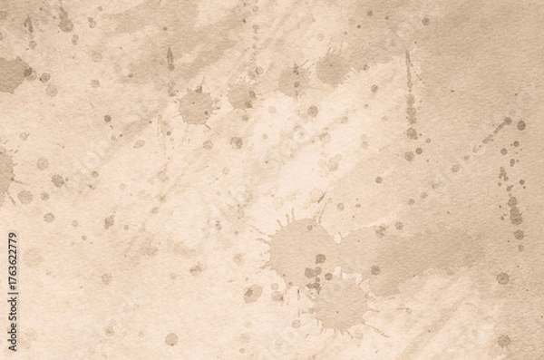 Obraz Brown abstract background in watercolor style