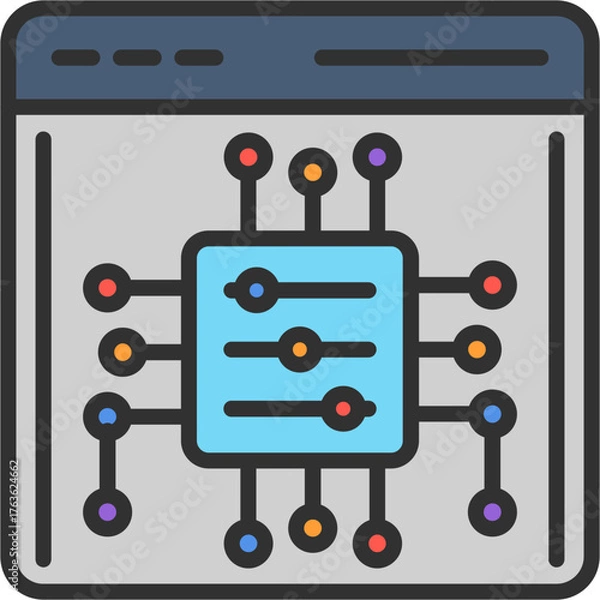 Fototapeta Control Icon