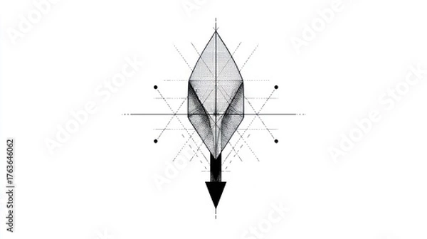 Fototapeta Abstract geometric design