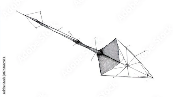 Fototapeta Abstract drawing design