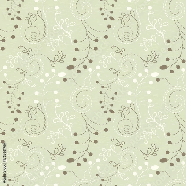 Fototapeta seamless floral background