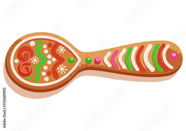 Fototapeta Spoon icon on a black background suitable for culinary design themes