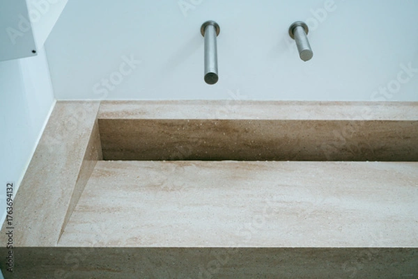 Obraz 衛生的・手洗い場・良く手を洗おう