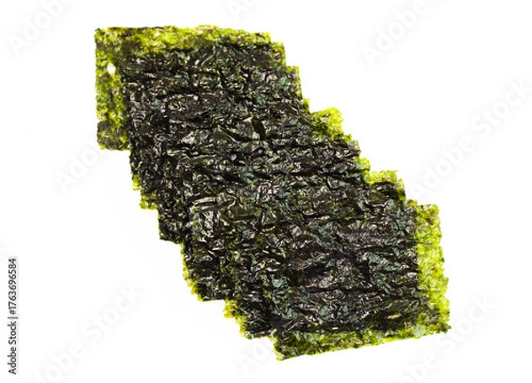 Fototapeta Nori sheets isolated on white background