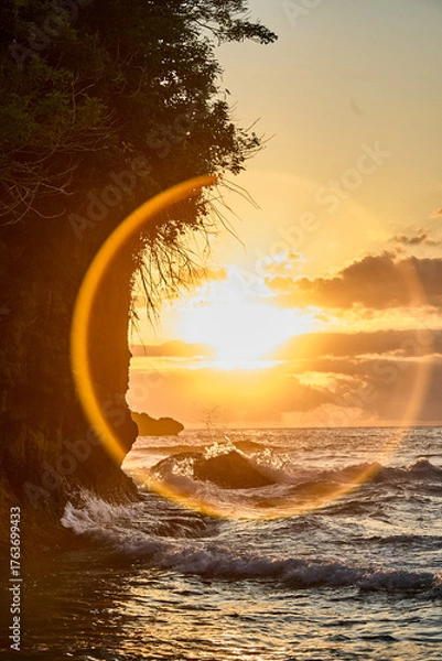 Obraz sunset over sea