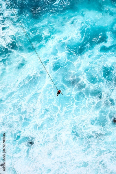 Obraz water in the pool