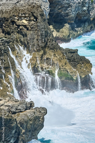 Obraz waterfall in the mountains