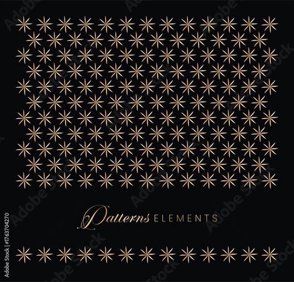 Obraz Dark Luxury Patterns Background