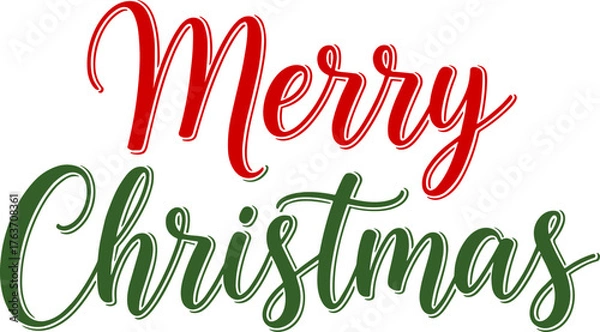 Obraz 크리스마스 캘리그라피 글씨