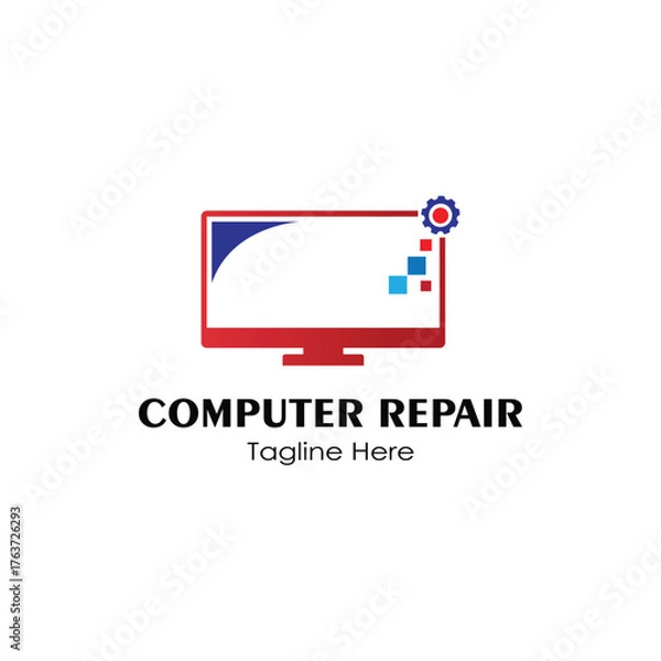 Obraz Computer repair logo