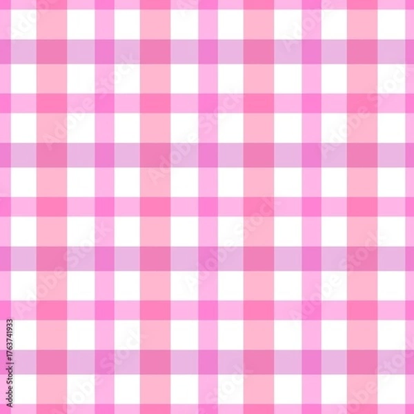 Fototapeta red and pink gingham background