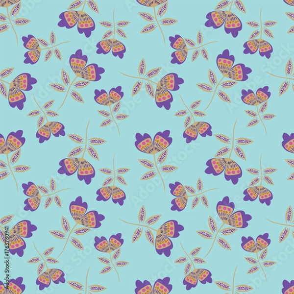 Obraz seamless floral pattern