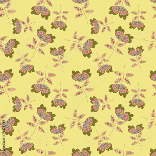 Obraz seamless floral pattern