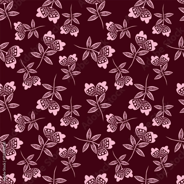 Obraz seamless floral pattern