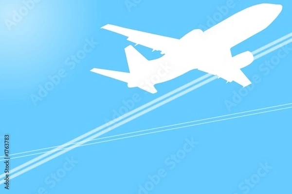 Obraz aeroplane taking to the sky