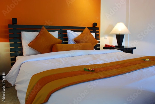 Obraz bed room interior