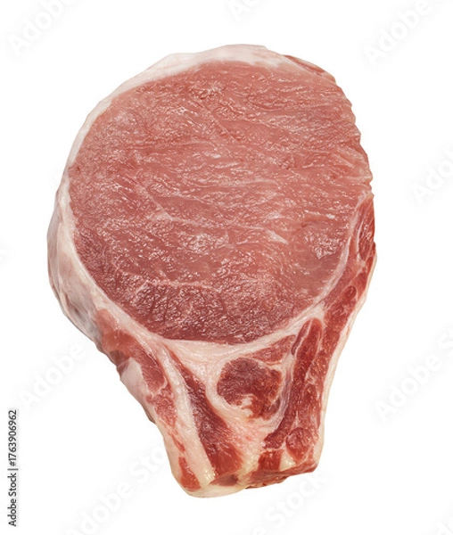 Obraz Pork isolated on white background