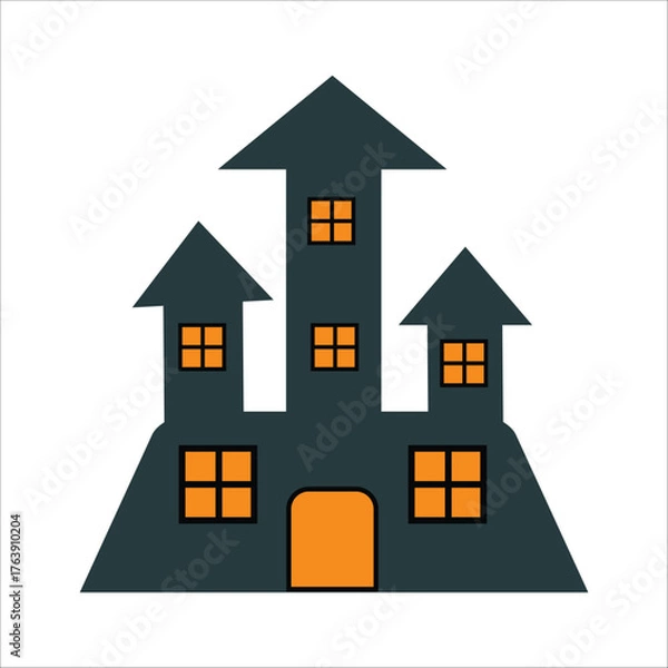 Obraz Halloween house