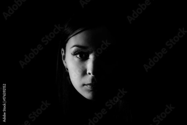 Obraz Face in the darkness