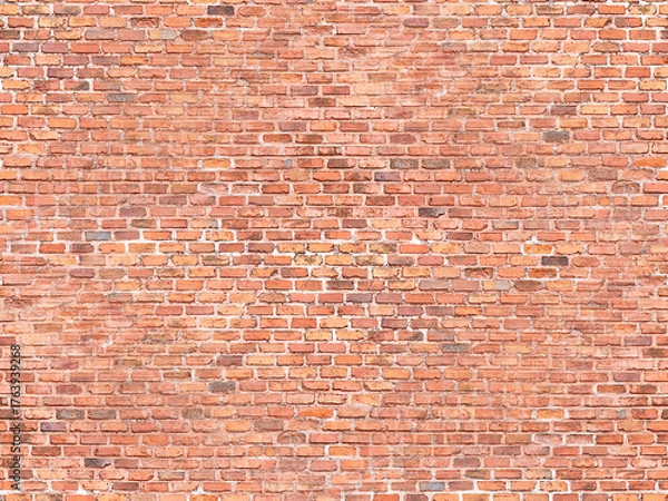 Fototapeta red brick wall background seamless texture