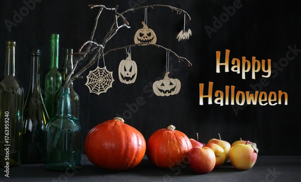 Obraz Halloween greeting card