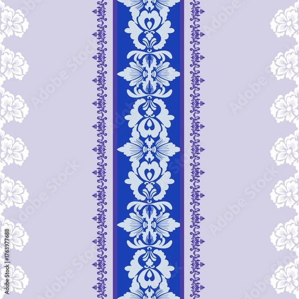 Obraz  Flower Seamless pattern background. Perfect for wallpaper, fabric design