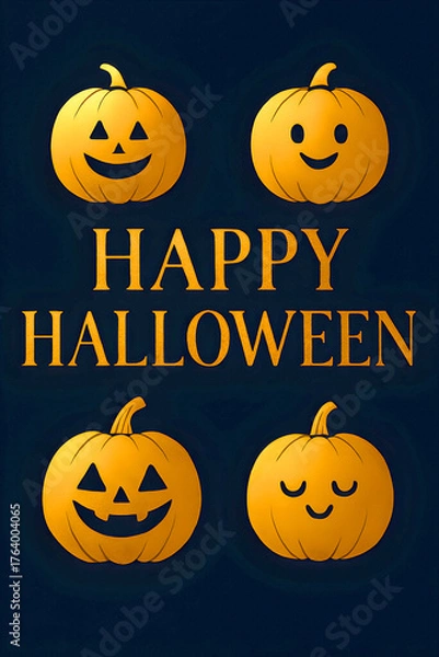 Fototapeta Elegant Pumpkin Glow