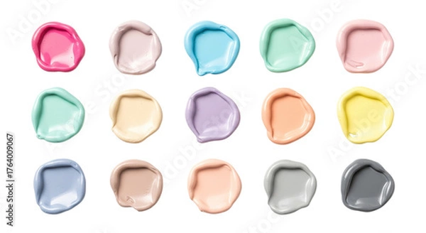 Obraz 絵の具（PNG・透過・素材）