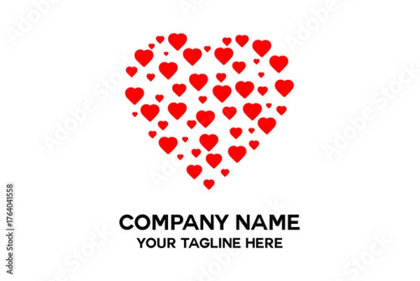 Obraz heart logo from heart collection