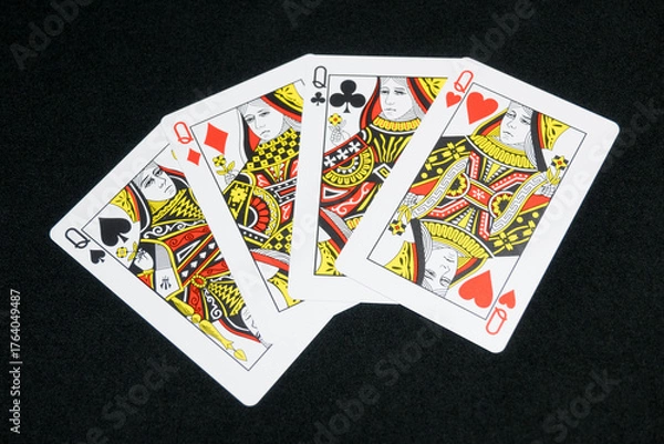 Obraz トランプのクイーン