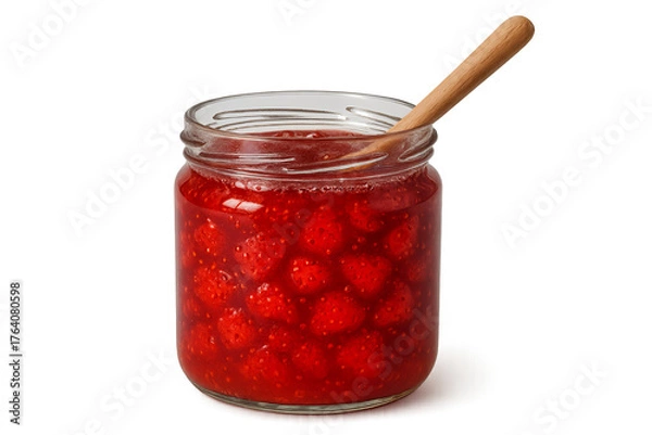 Fototapeta jam in a glass jar