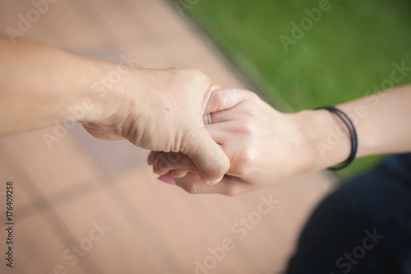 Fototapeta catch your hand girl friend to my life, valentine days 