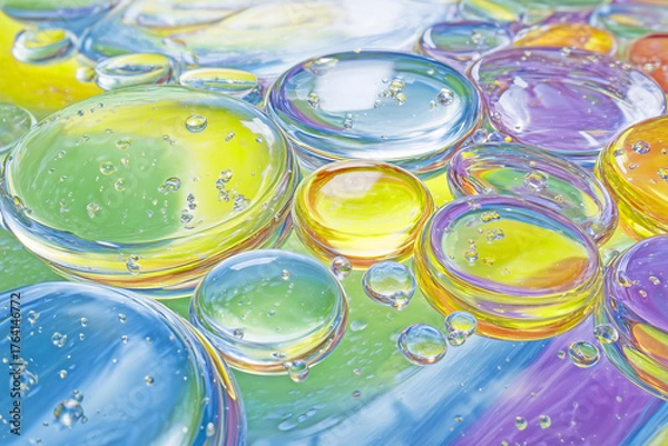 Obraz カラフルなオイルのイメージ