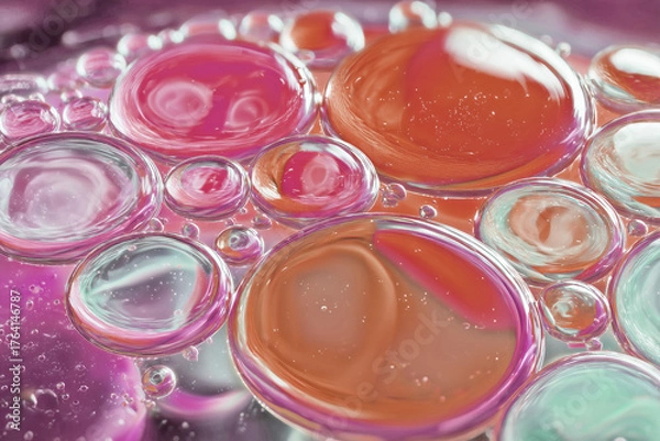 Obraz カラフルなオイルのイメージ