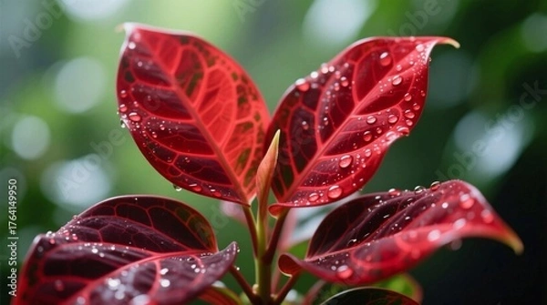 Obraz red tulip flower