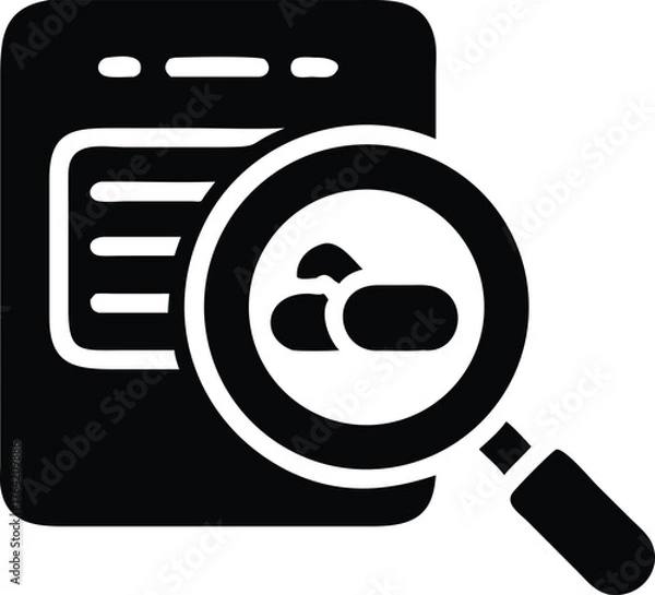 Obraz Medication tablet examination icon