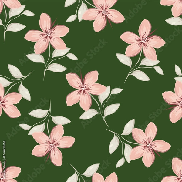 Obraz seamless floral pattern